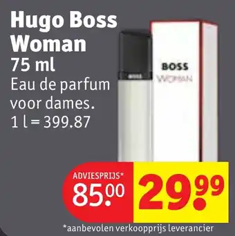Kruidvat Hugo boss woman aanbieding