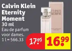 Kruidvat Calvin klein eternity moment aanbieding