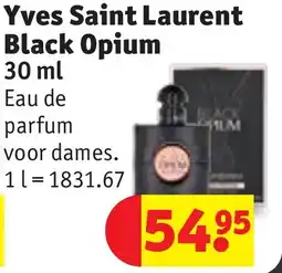 Kruidvat Yves saint laurent black opium aanbieding