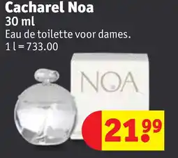 Kruidvat Cacharel noa aanbieding