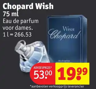 Kruidvat Chopard Wish aanbieding
