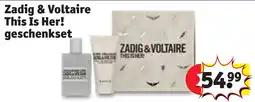 Kruidvat Zadig & voltaire this is her! geschenkset aanbieding