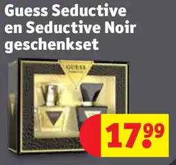 Kruidvat Guess Seductive en Seductive Noir geschenkset aanbieding