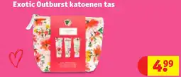 Kruidvat Exotic outburst katoenen tas aanbieding