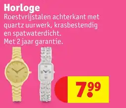 Kruidvat Horloge aanbieding