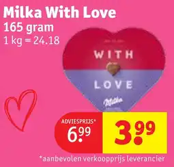 Kruidvat Milka with love aanbieding