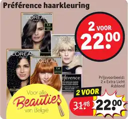 Kruidvat Préférence haarkleuring aanbieding