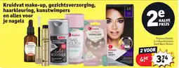 Kruidvat Kruidvat make up, gezichtsverzorging, haarkleuring, kunstwimpers en alles voor je nagels aanbieding