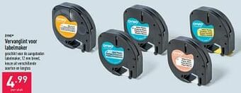 ALDI Dymo vervanglint voor labelmaker aanbieding