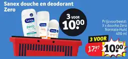 Kruidvat Sanex douche en deodorant aanbieding