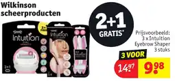Kruidvat Wilkinson scheerproducten aanbieding