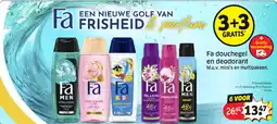 Kruidvat Fa douchegel en deodorant aanbieding