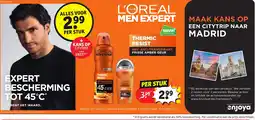 Kruidvat L'oreal men expert aanbieding