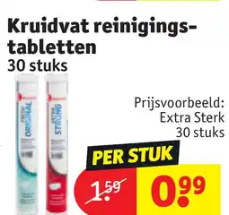 Kruidvat Kruidvat reinigings tabletten aanbieding
