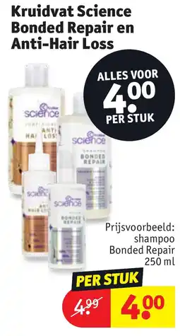 Kruidvat Kruidvat science bonded repair en anti hair loss aanbieding