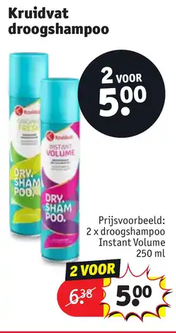 Kruidvat Kruidvat droogshampoo aanbieding