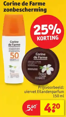 Kruidvat Corine de farme zonbescherming aanbieding