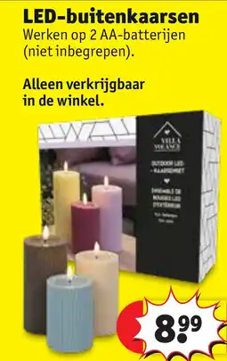 Kruidvat Led buitenkaarsen aanbieding
