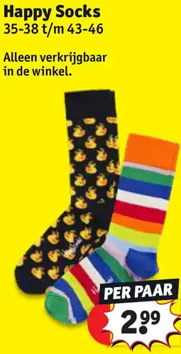 Kruidvat Happy Socks aanbieding