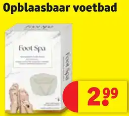 Kruidvat Opblaasbaar voetbad aanbieding