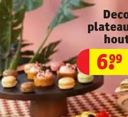 Kruidvat Deco plateau hout aanbieding