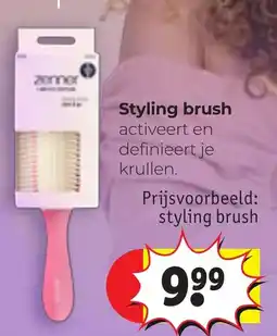 Kruidvat Styling brush aanbieding