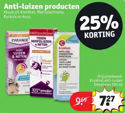 Kruidvat Anti-luizen producten aanbieding