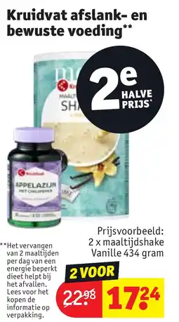 Kruidvat Kruidvat afslank en bewuste voeding aanbieding
