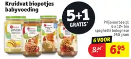 Kruidvat Kruidvat biopotjes babyvoeding aanbieding