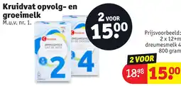 Kruidvat Kruidvat opvolg en groeimelk aanbieding