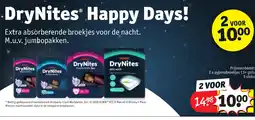Kruidvat DryNites Happy Days aanbieding