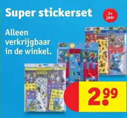 Kruidvat Super stickerset aanbieding