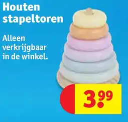 Kruidvat Houten stapeltoren aanbieding