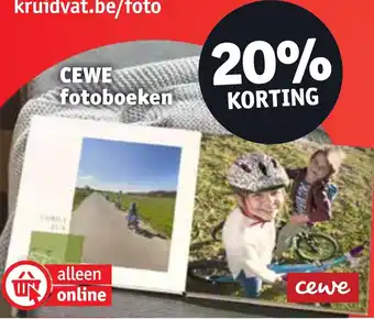 Kruidvat CEWE fotoboeken aanbieding