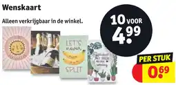Kruidvat Wenskaart aanbieding