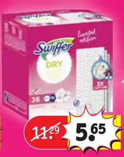 Kruidvat Swiffer Dry aanbieding
