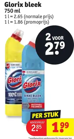 Kruidvat Glorix bleek aanbieding