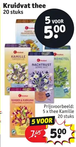 Kruidvat Kruidvat thee aanbieding