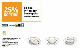 GAMMA Philips enneper inbouwspots wit aanbieding