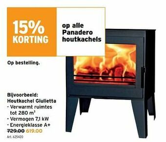 GAMMA Houtkachel giulietta aanbieding