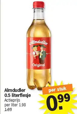 Albert Heijn Almdudler 0.5 literflesje aanbieding