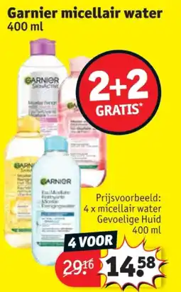 Kruidvat Garnier micellair water aanbieding