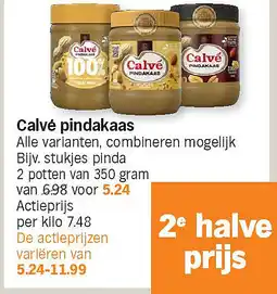 Albert Heijn Calvé pindakaas aanbieding