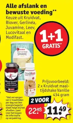 Kruidvat Alle afslank en bewuste voeding aanbieding