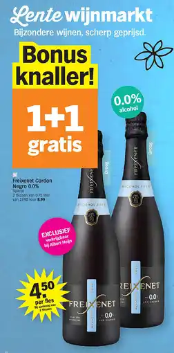 Albert Heijn Freixenet Cordon Negro 0.0% aanbieding