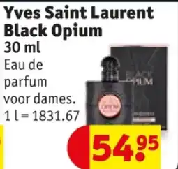 Kruidvat Yves Saint Laurent Black Opium aanbieding