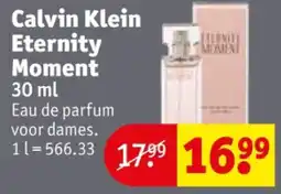 Kruidvat Calvin Klein Eternity Moment aanbieding