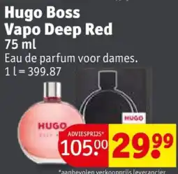 Kruidvat Hugo Boss Vapo Deep Red aanbieding