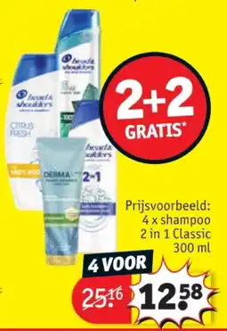 Kruidvat Head & Shoulders haarverzorging aanbieding