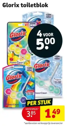 Kruidvat Glorix toiletblok aanbieding